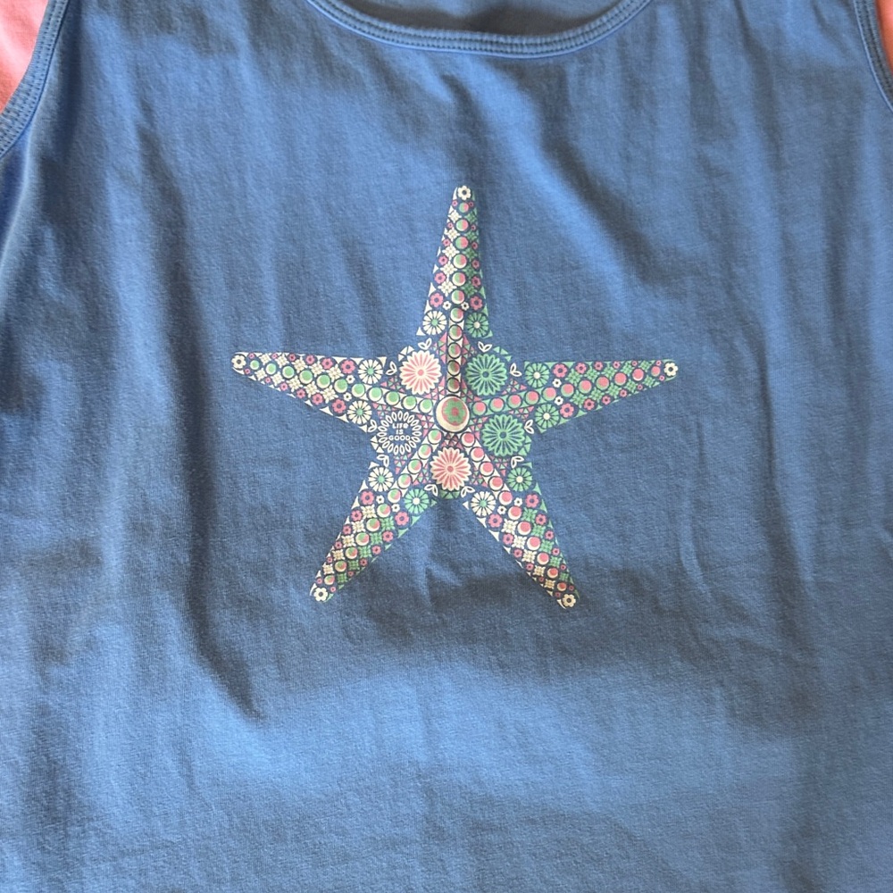 Life Is Good Women’s Tank Tops - Coral, Blue, Pink - Picture 5 of 7